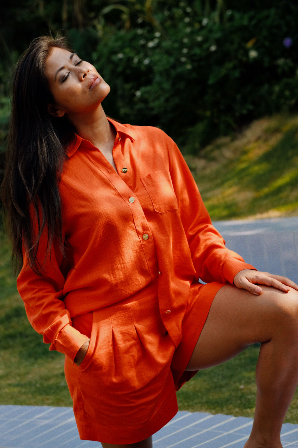 RAFA SHORTS - MANDARINE