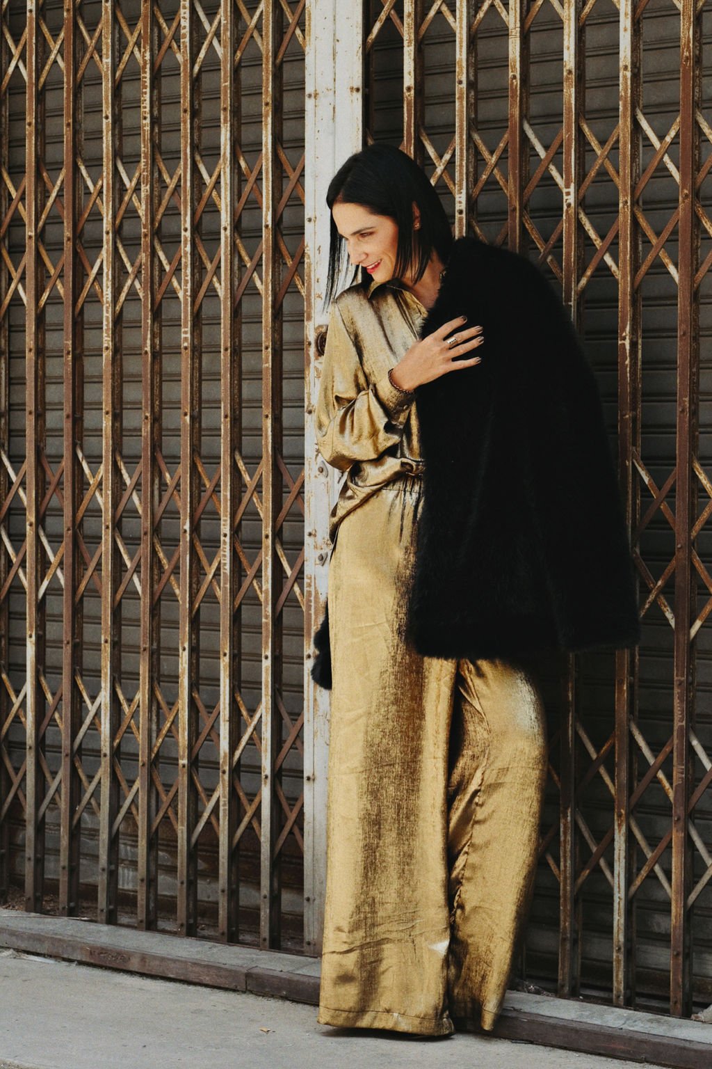 ALBERTO GOLD LAME