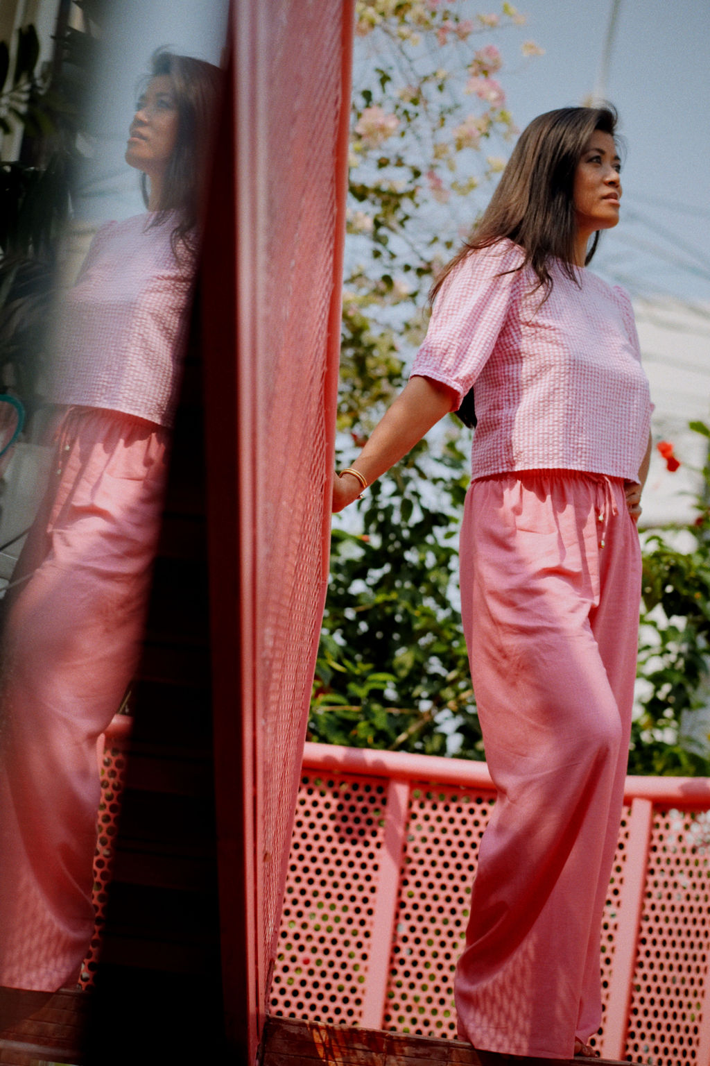 PANTALON ALBERTO - ROSE POP