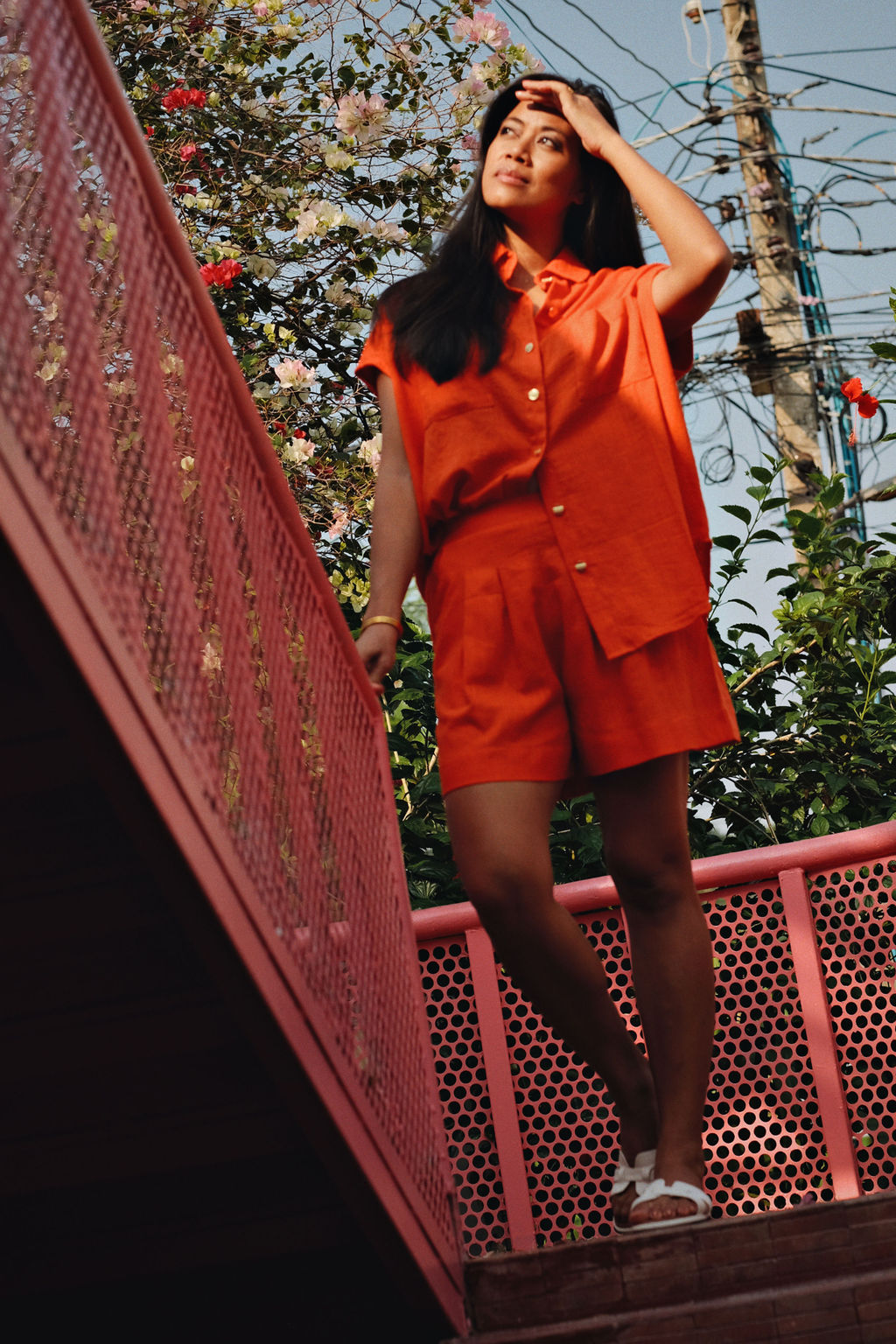 RAFA SHORTS - MANDARINE