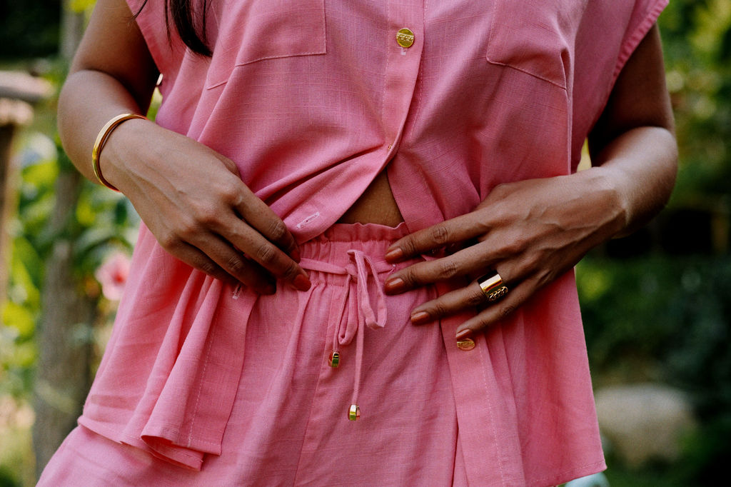 ALBERTO PANTS - ROSE POP