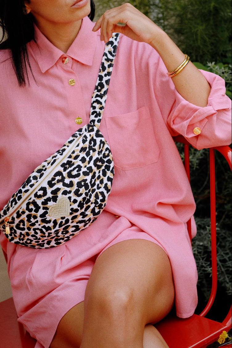 CHEMISE BIANCA - ROSE POP