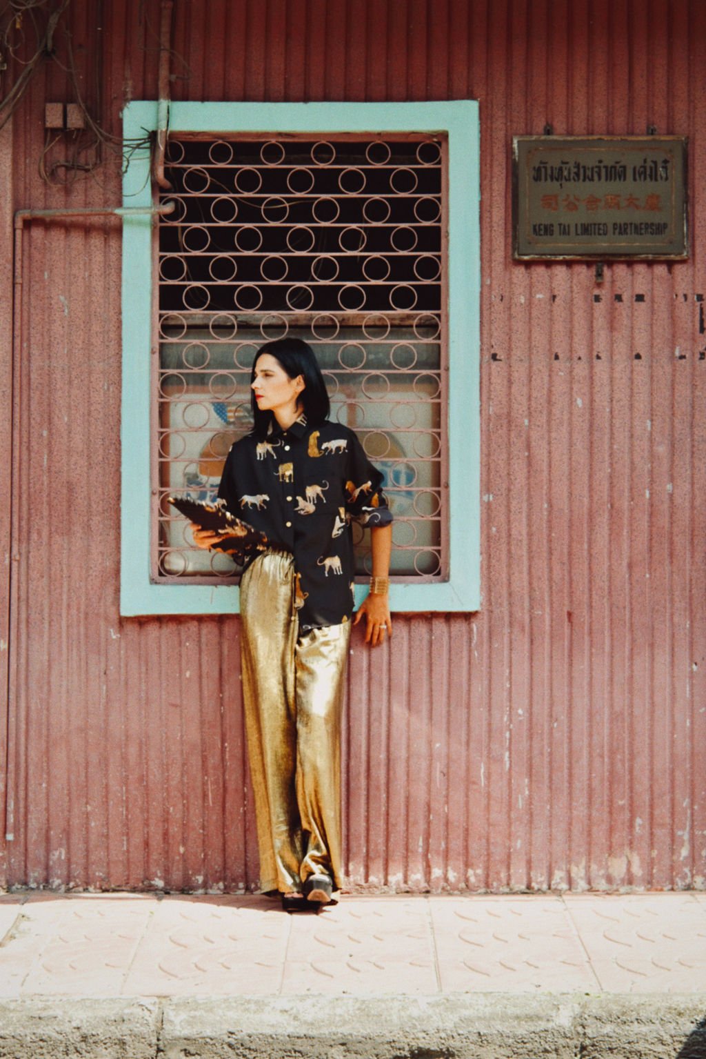 ALBERTO GOLD LAME