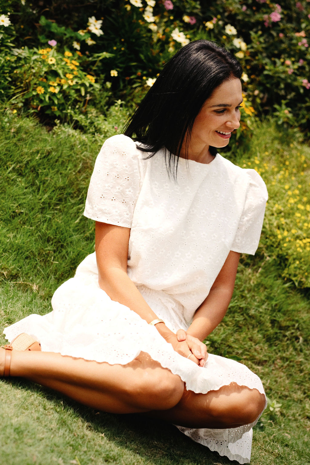 BLOUSE ROSA - BRODERIE ANGLAISE