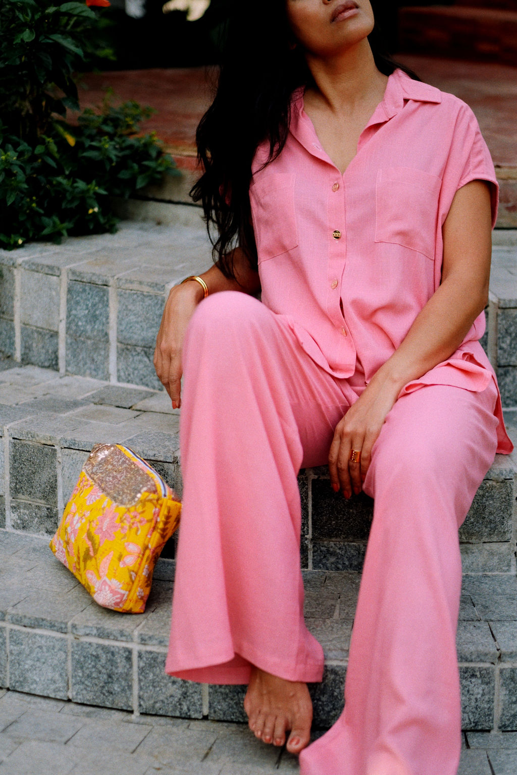 ALBERTO PANTS - ROSE POP