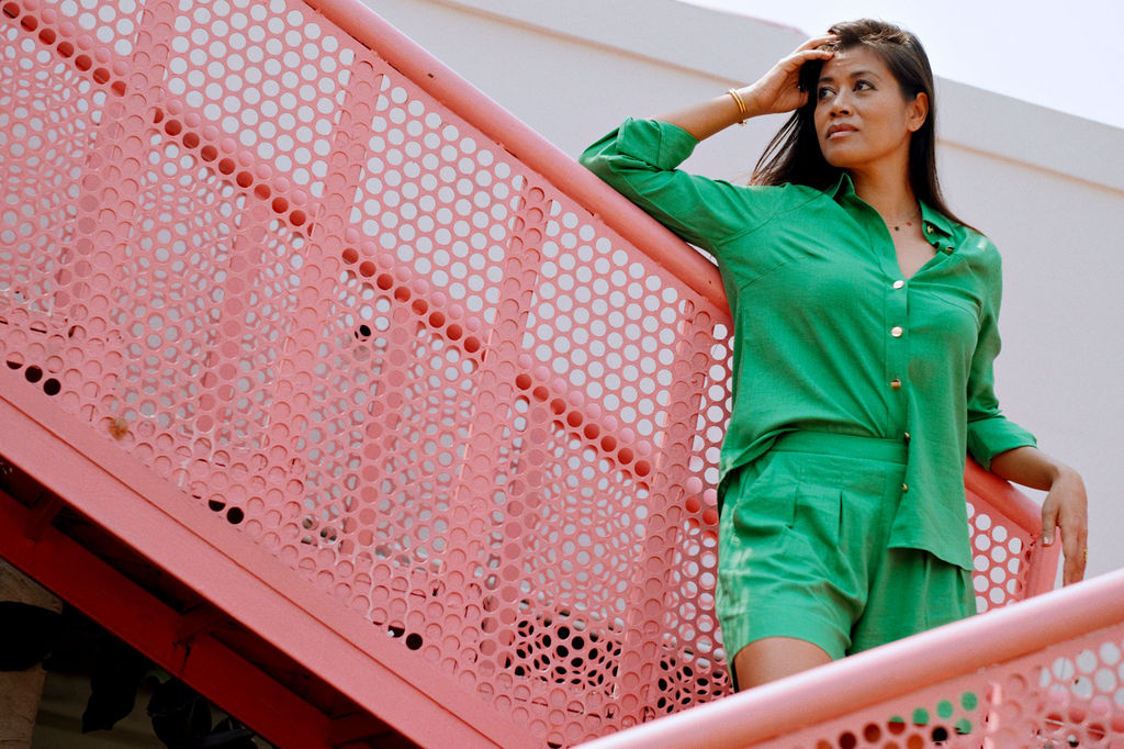 BIANCA SHIRT - BAMBOU