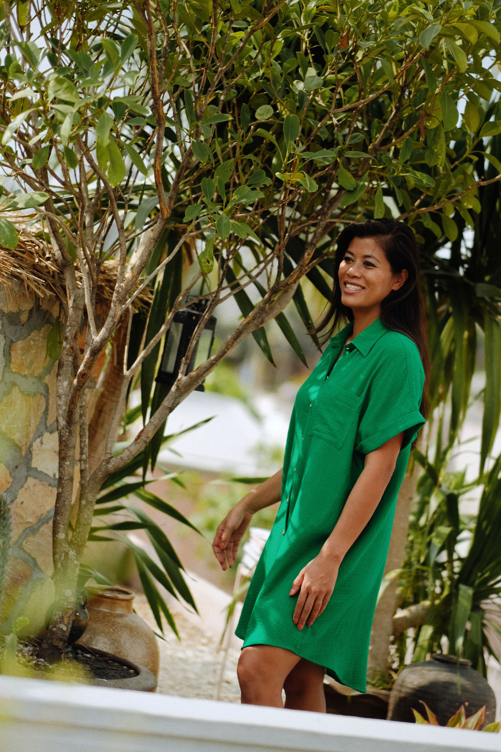 ROBE ANASTASIA - EMERALD