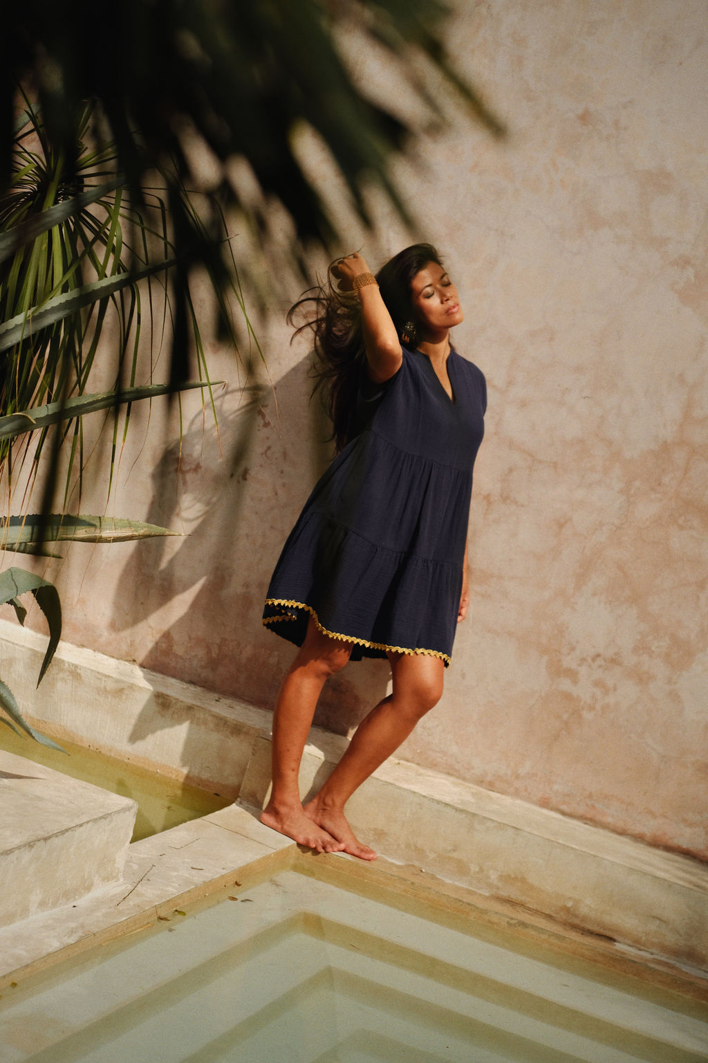 ROBE YSE - NAVY BLUE