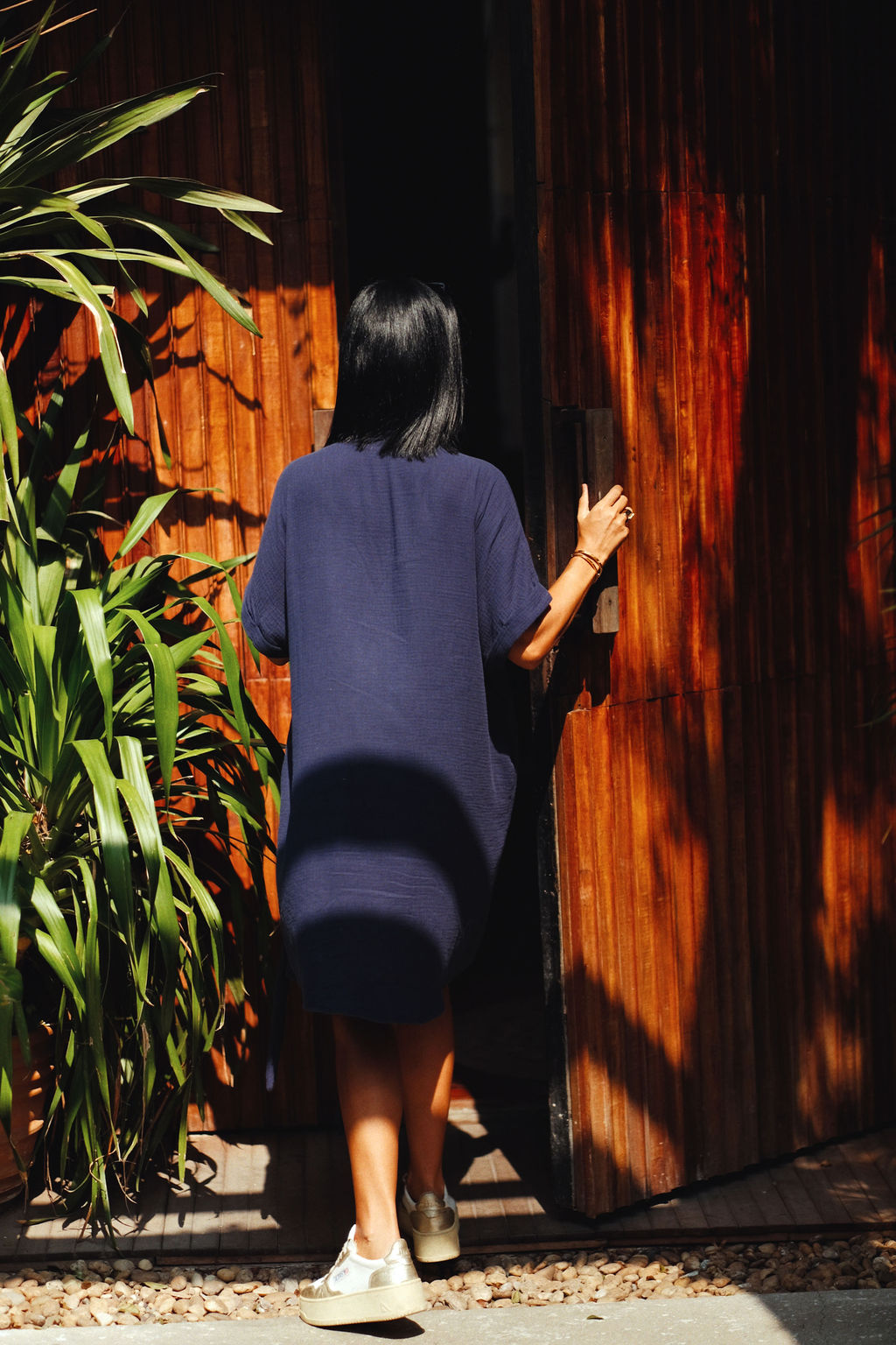 ROBE ANASTASIA - NAVY BLUE