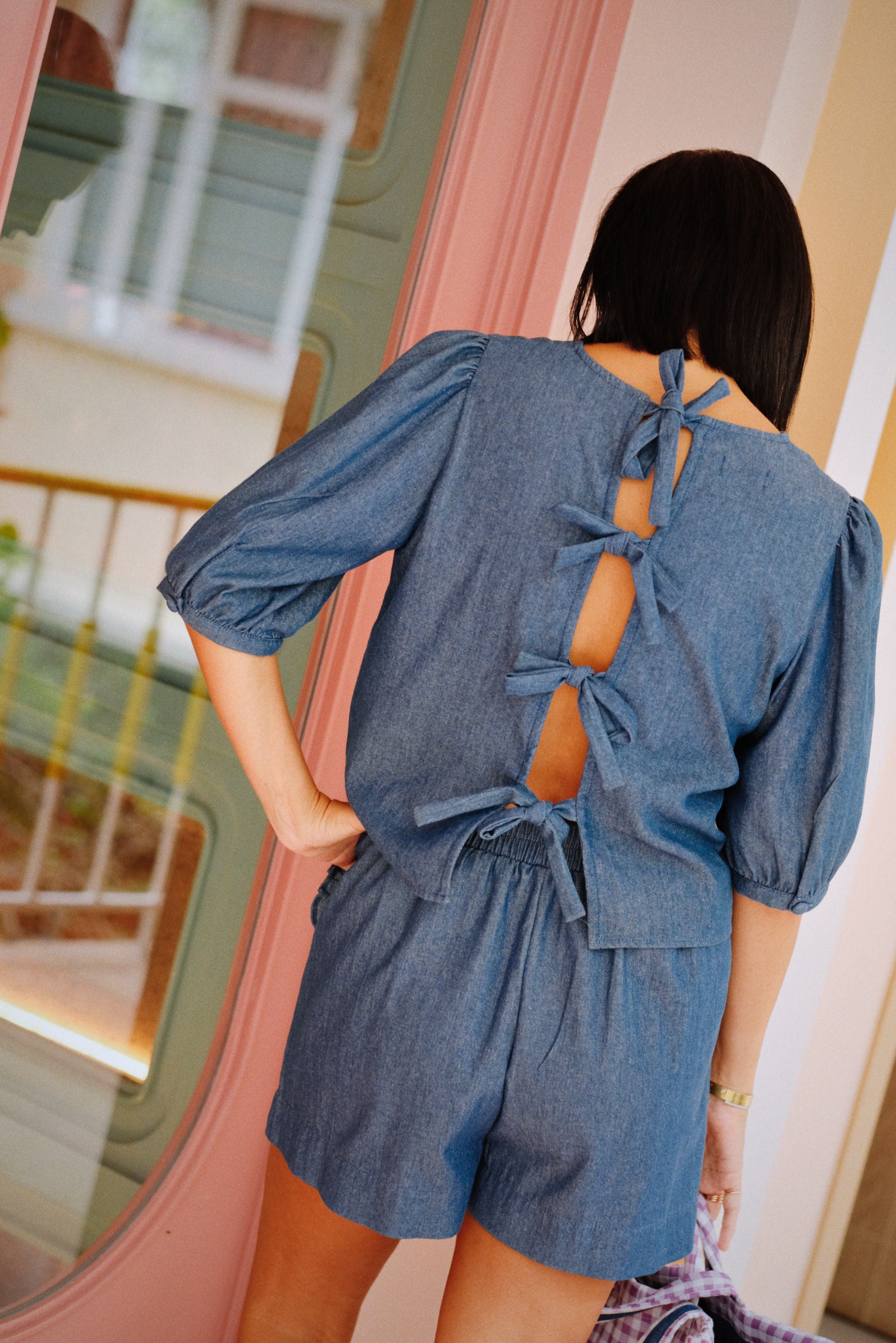RAFI SHORTS - DENIM