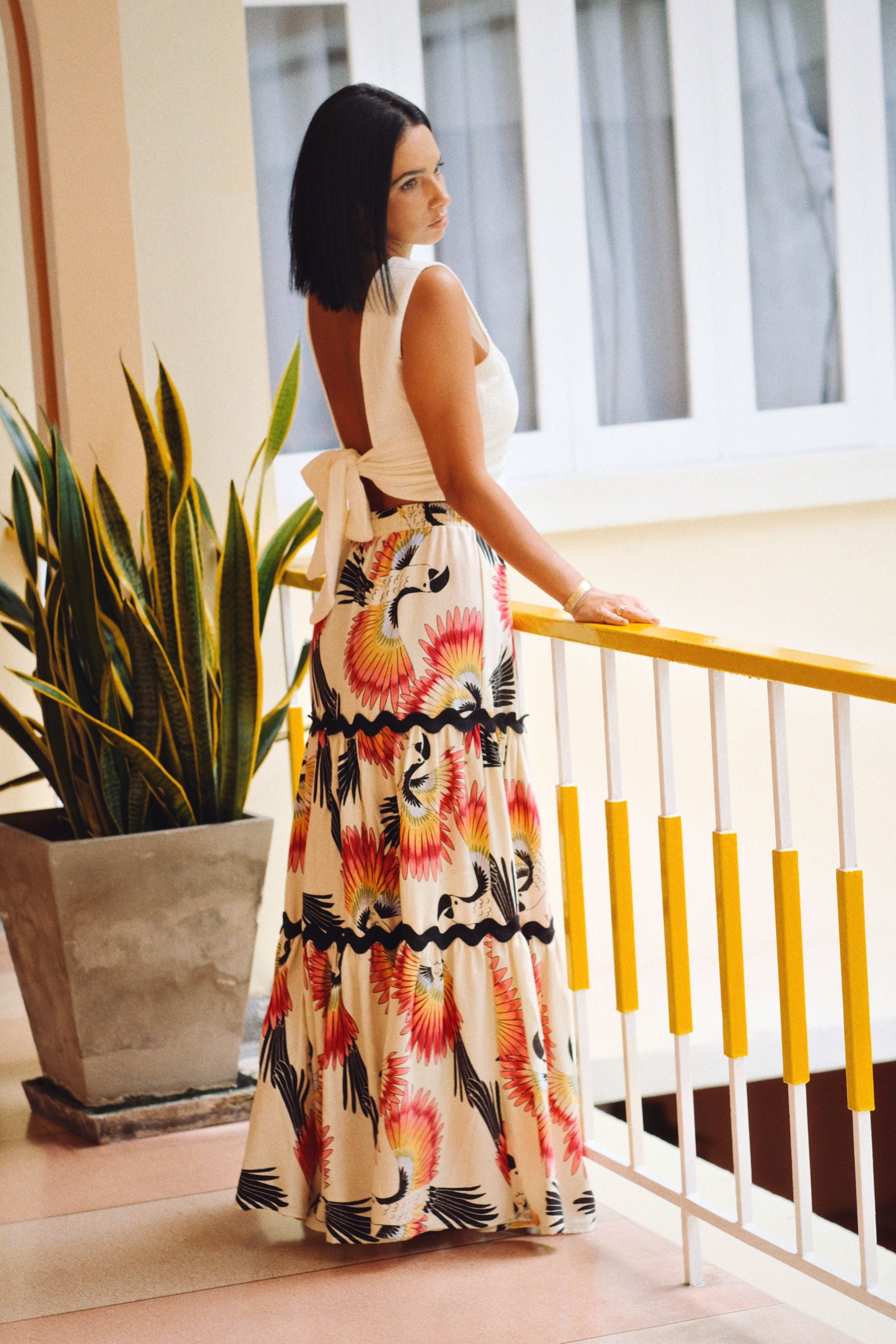BAHIA SKIRT - PARROT