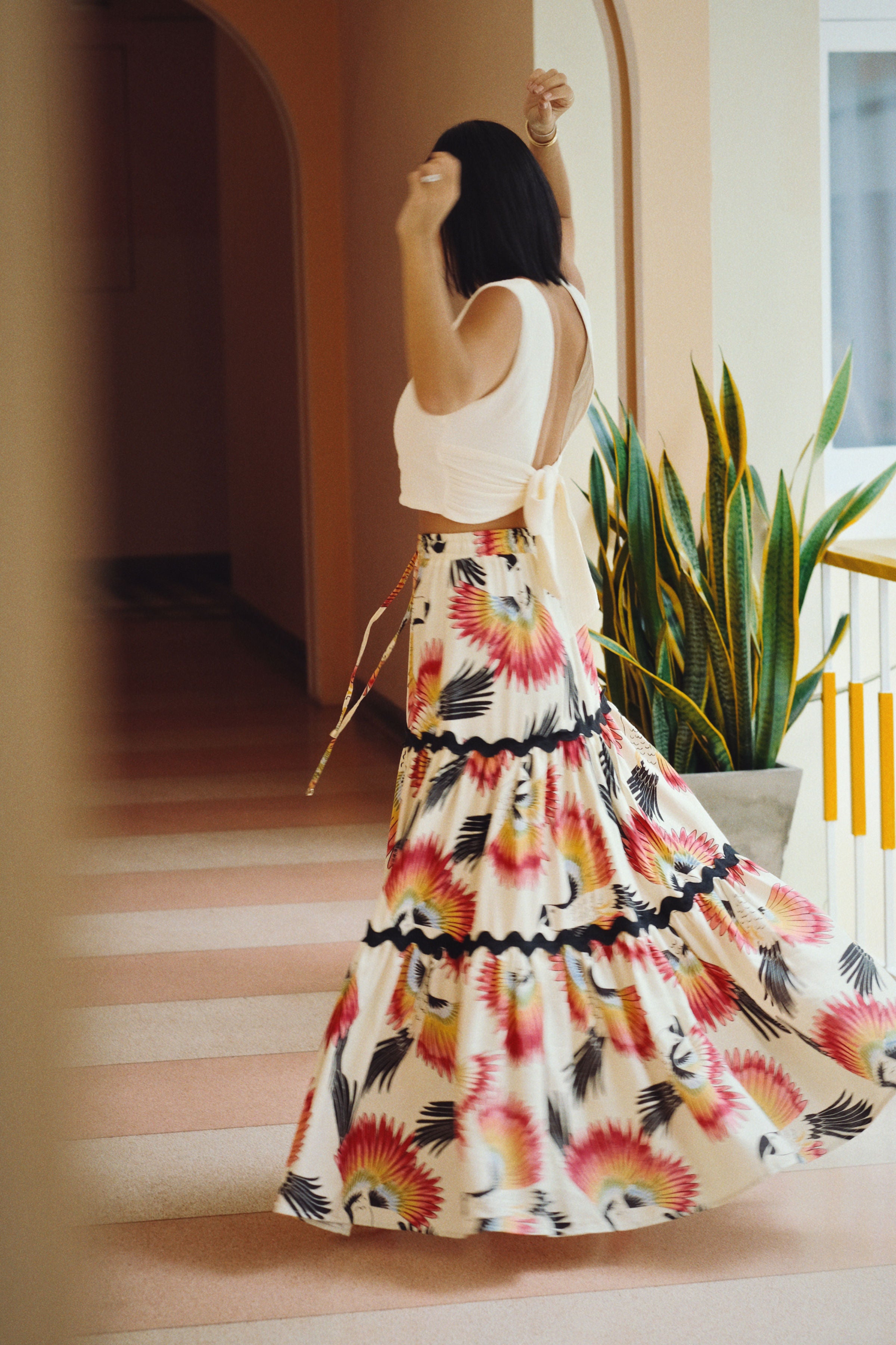 BAHIA SKIRT - PARROT