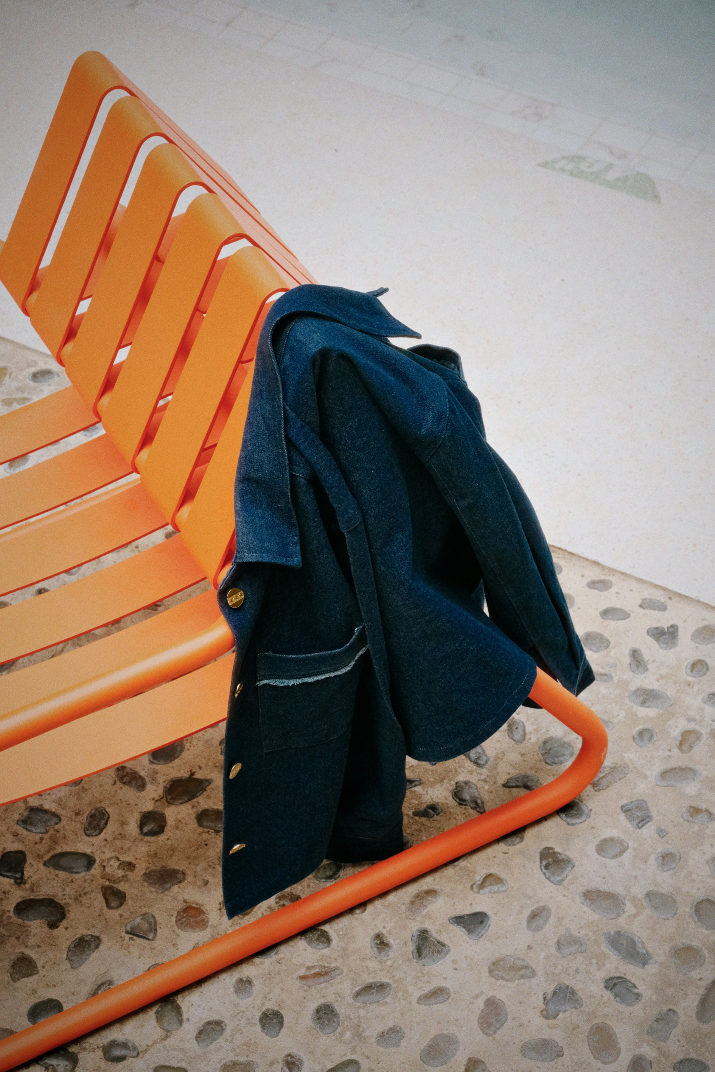 DYLAN JACKET - DENIM BRUT