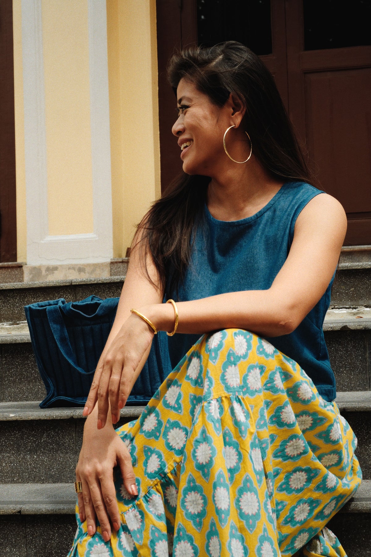 RIO TOP - DENIM