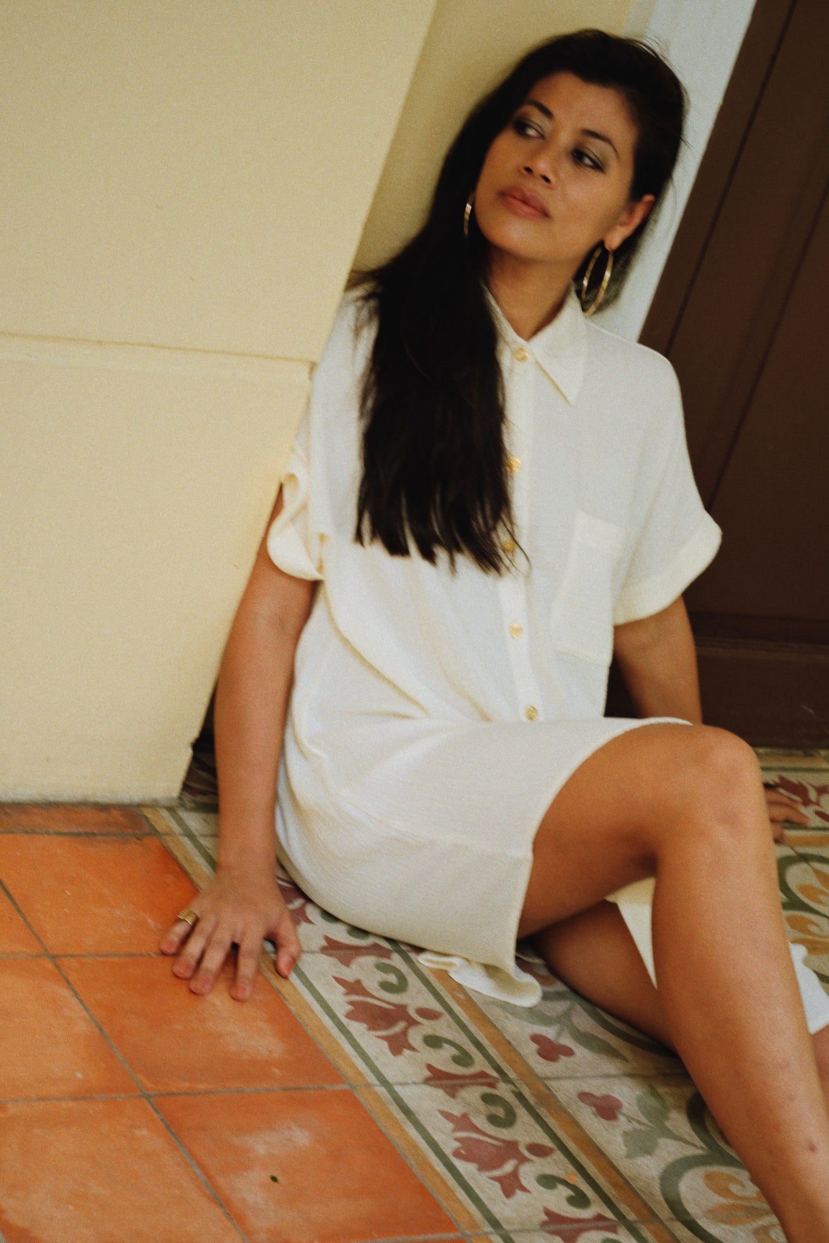 ANASTASIA DRESS - CREAM