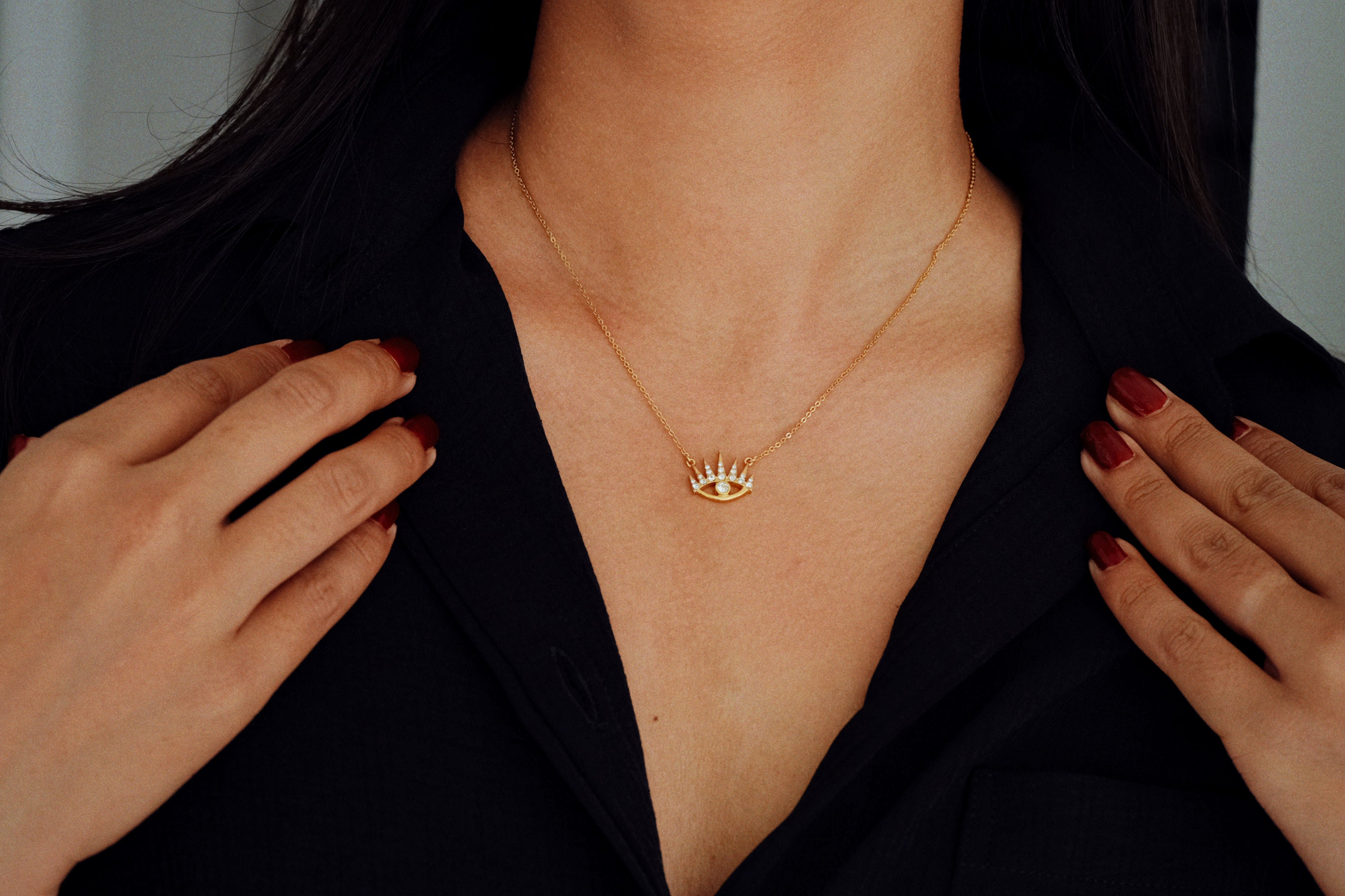 MATI GREEK EYE NECKLACE