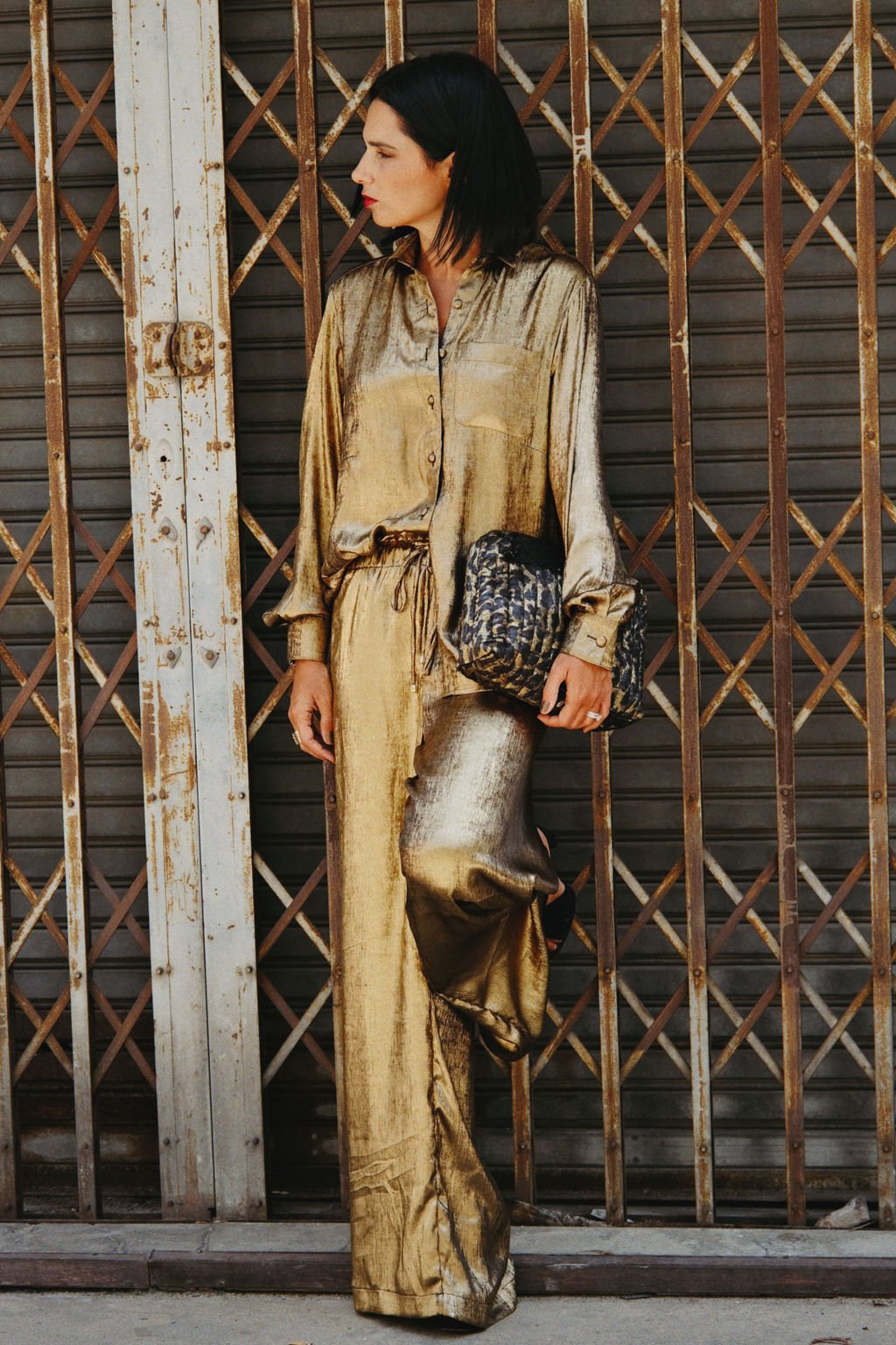 ALBERTO GOLD LAME