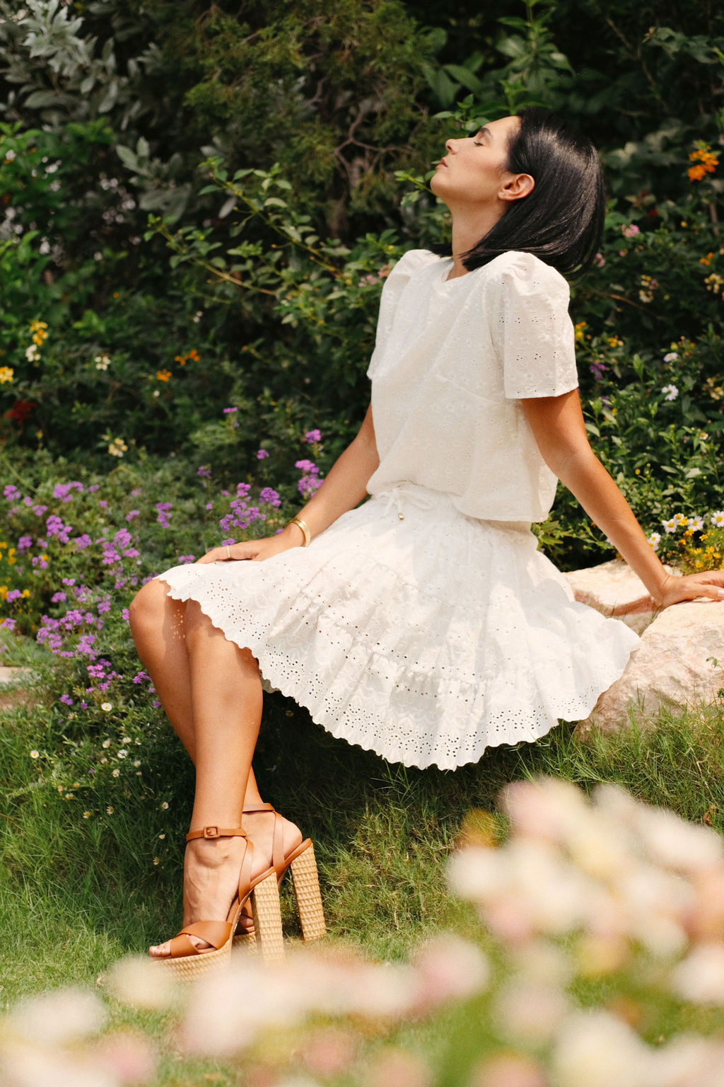 JUPE RAQUEL - BRODERIE ANGLAISE
