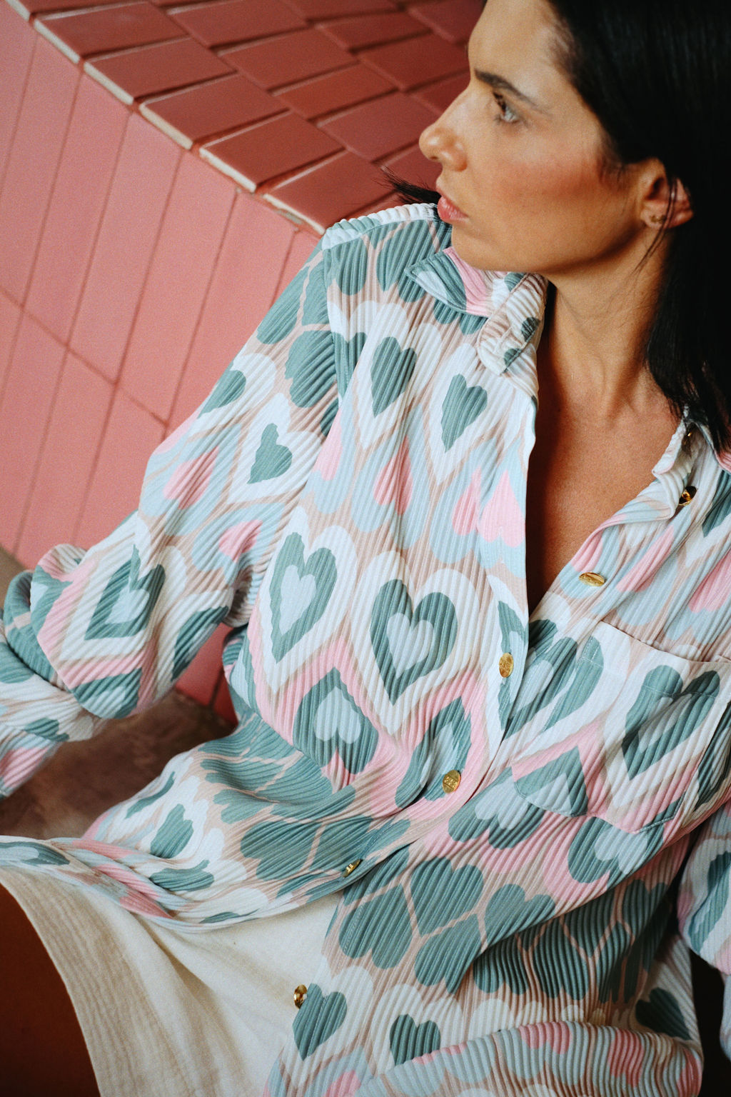 CHEMISE BIANCA - LOVE POP