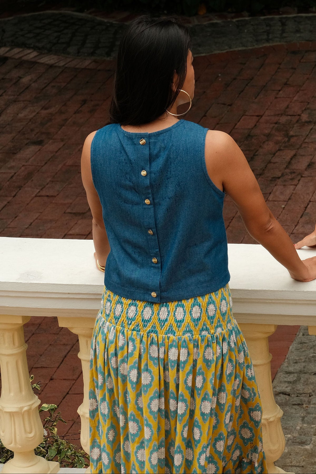 RIO TOP - DENIM