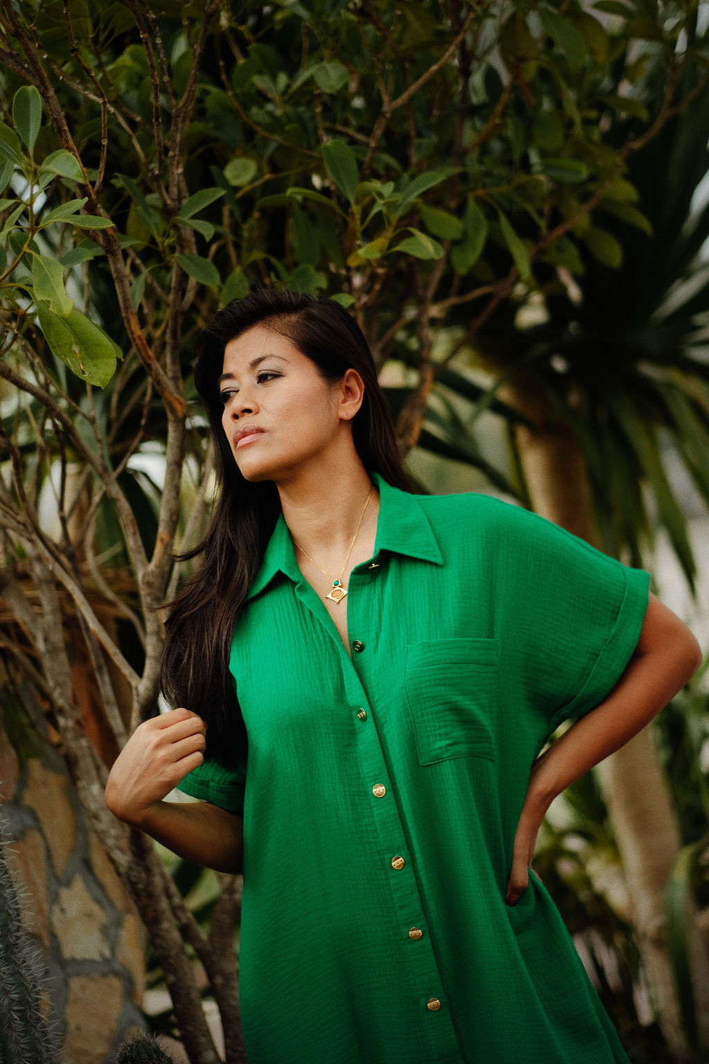 ROBE ANASTASIA - EMERALD