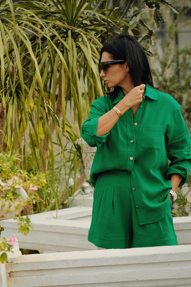 CHEMISE BIANCA - EMERALD