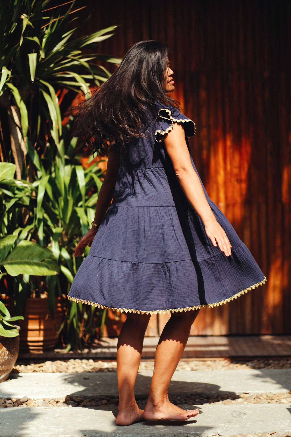 ROBE KRYSTYNA - NAVY BLUE