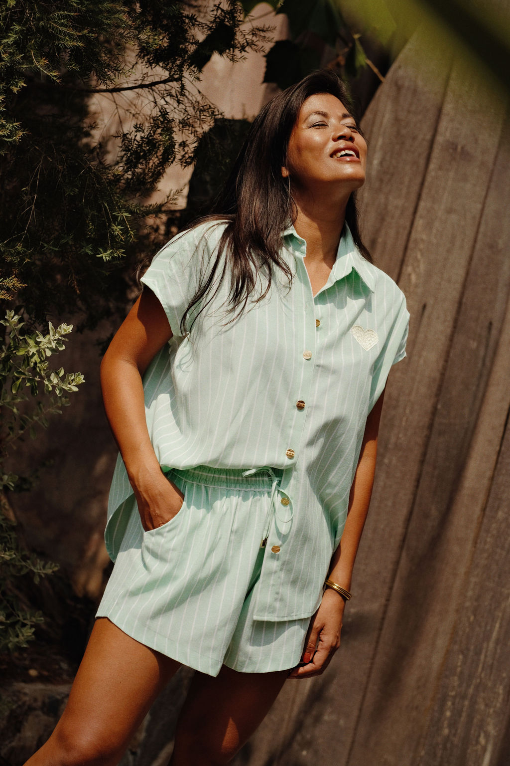 LOLA SHIRT - PORTOFINO GREEN 💛