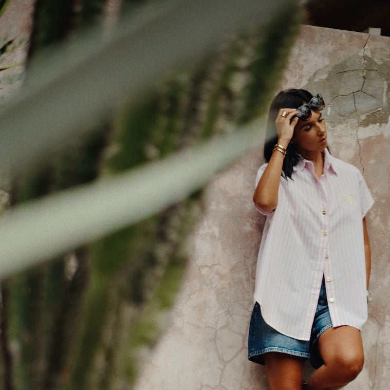 LOLA SHIRT - PORTOFINO PINK 💛
