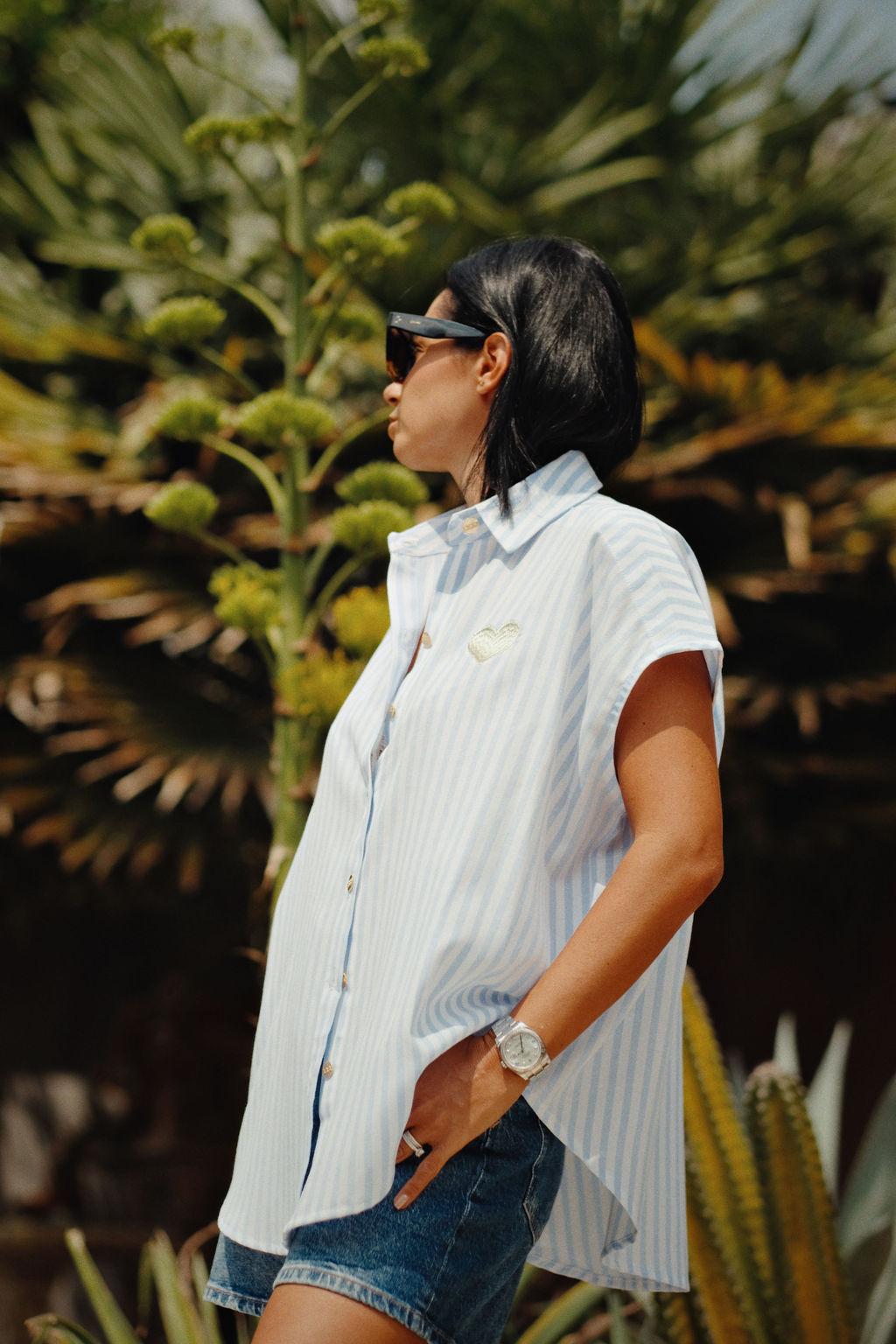 LOLA SHIRT - PORTOFINO AZUR 💛