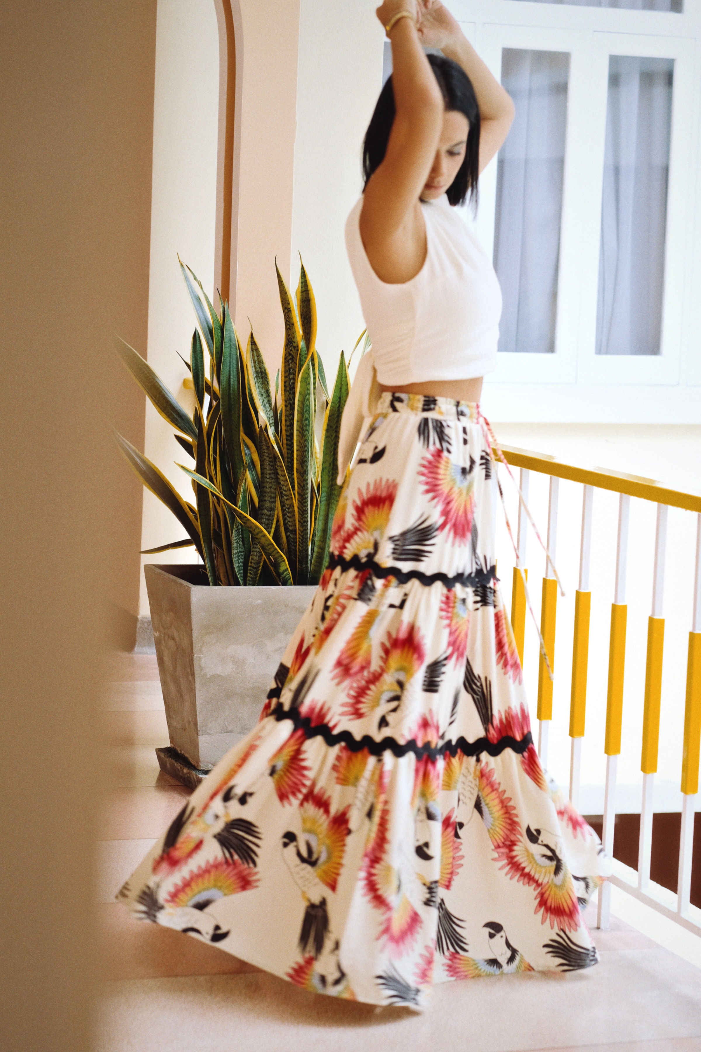 BAHIA SKIRT - PARROT
