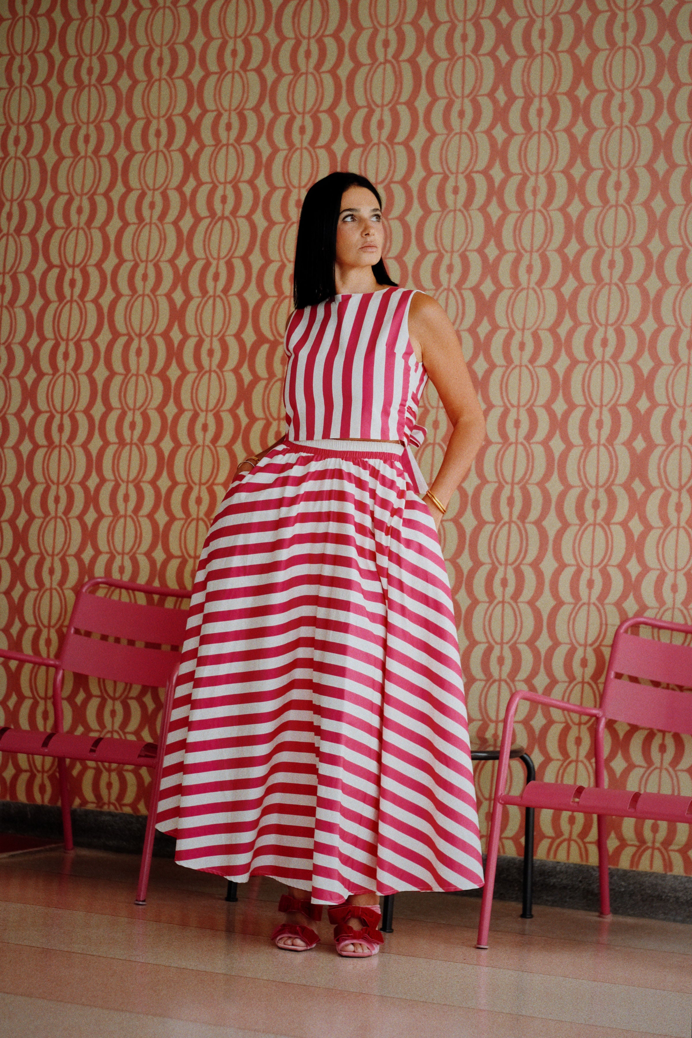 AUDREY SKIRT - PLAGETTE FUSHIA