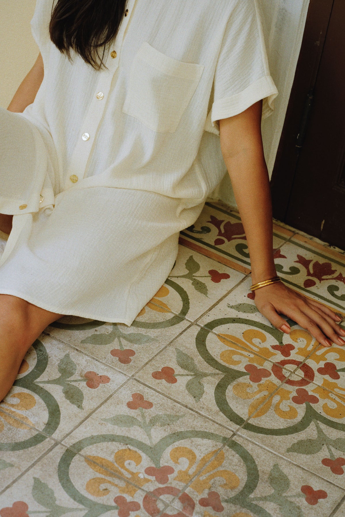 ANASTASIA DRESS - CREAM